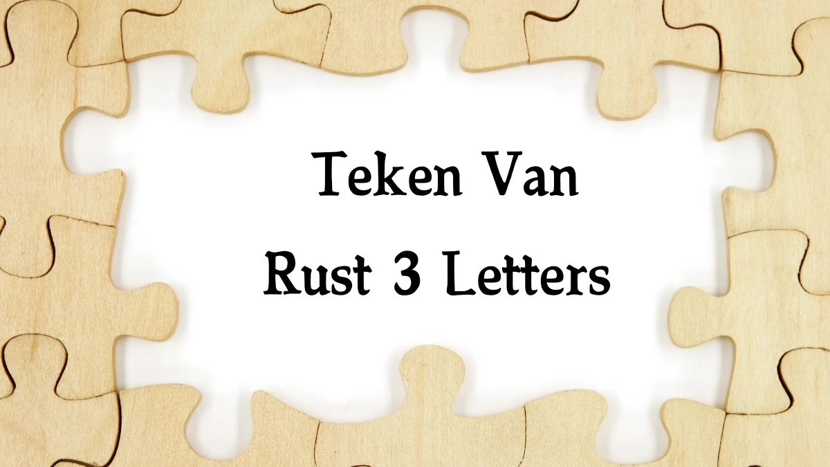 Teken Van Rust 3 Letters Cryptogrammen